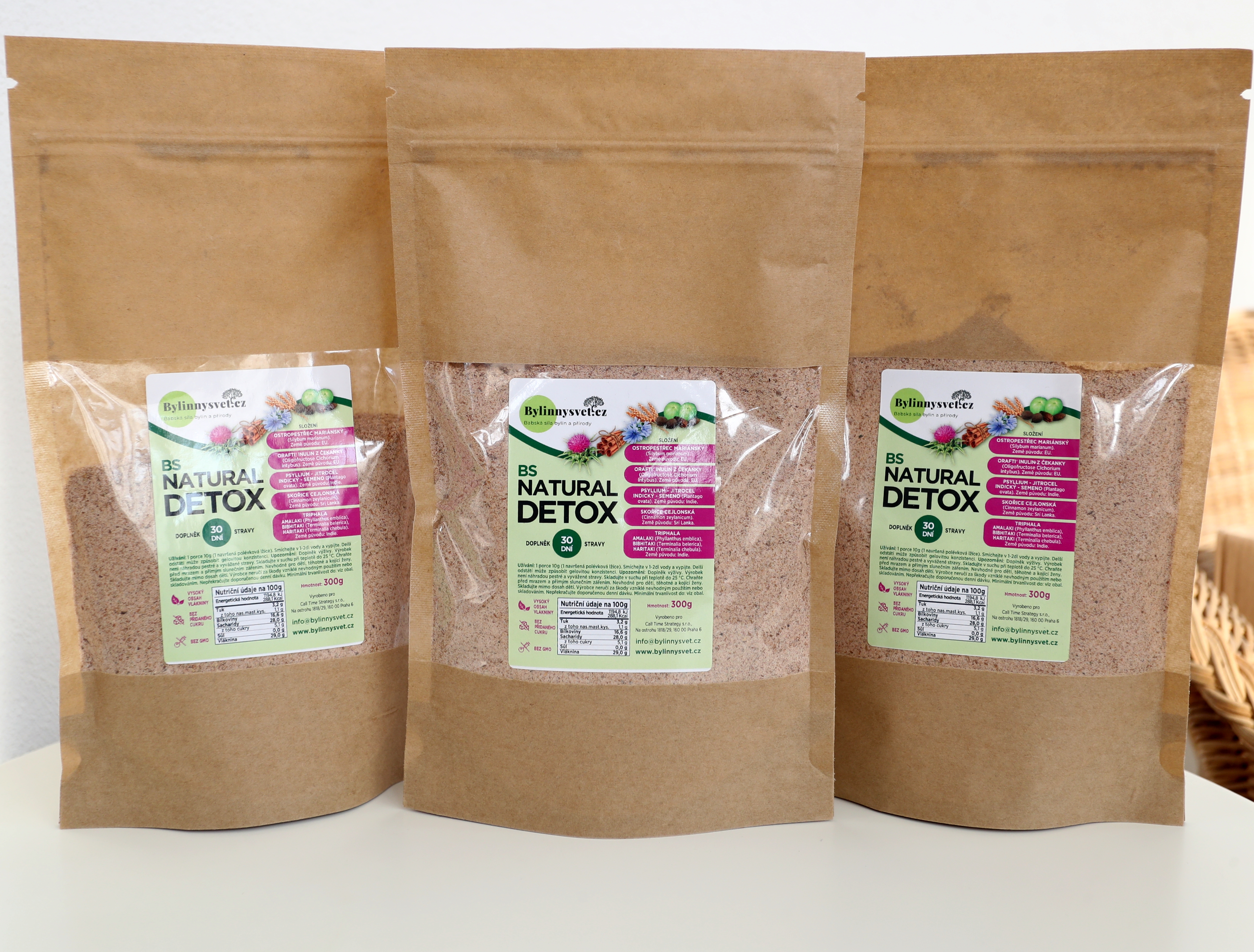Balíček BS Natural Detox 3 x 300 gr